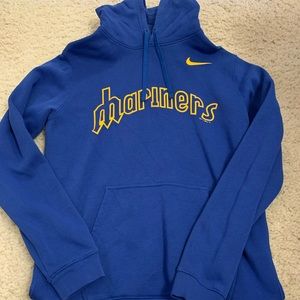 Royal blue Mariners MLB hoodie